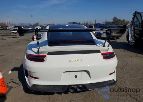 2019 Porsche 911 Gt3 Rs z USA, uszkodzony, nr VIN WP0AF2A9XKS165475